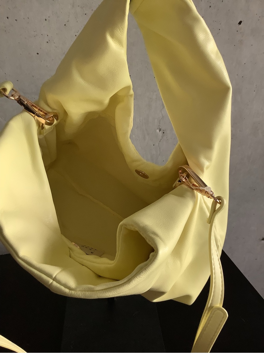A New Day Mini Twist Top Handle Crossbody Bag Yellow - Picture 8 of 12